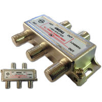 4 Way Digital TV, Satellite, Pay TV Splitter 