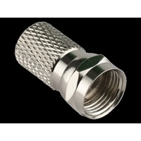 RG6 F Type Quad Shield Twist on Connectors