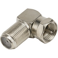 F Male to F Female Right Angle Adapter 