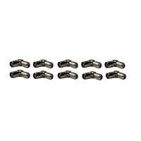 Right angled f-female to pal male adaptor - Pack of 10