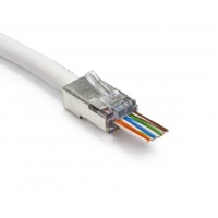 EZC6STP Connector Shielded- CAT6/CAT5 Jar of 50