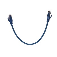 CAT6A Ethernet Network Cable 25cm Blue