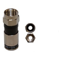 RG6 Quad Compression Connector - Pack of 10