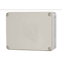 WEATHERPROOF PLASTIC ENCLOSURE SCREW TYPE 190X240X90MM 