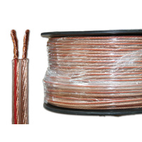 18Awg Audio Speaker Cable HD HIFI Figure 8 transparent PVC 