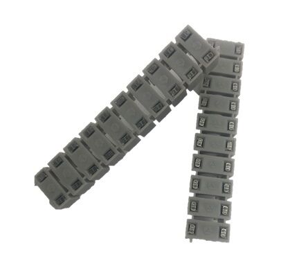 RB-3 Cable Clips (Light Grey) - Ideal for use with Cat5 & cat6