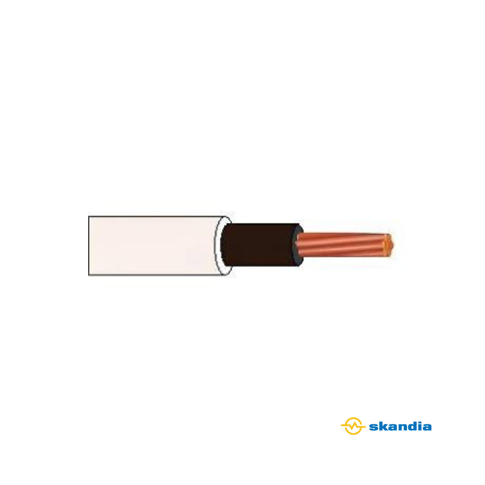 16mm SDI PVC Black - Single double insulated PVC 100mtr Reel