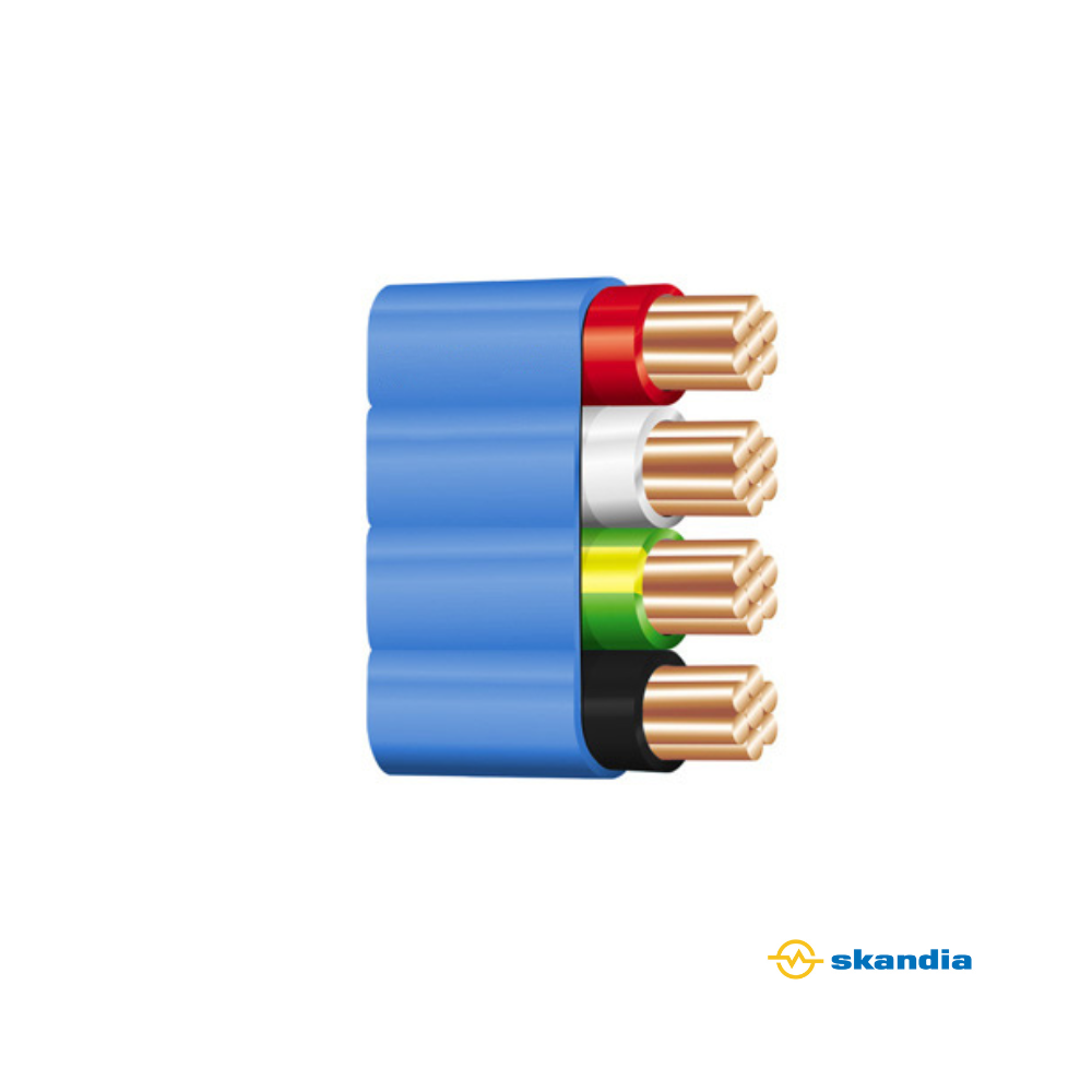 1.5mm 3 core and Earth Air Conditioning cable - 100mtr reel Air conditioning cable blue pvc