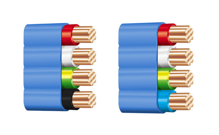 2.5mm 3 core and Earth Air Conditioning cable - 100mtr reel Air conditioning cable blue pvc