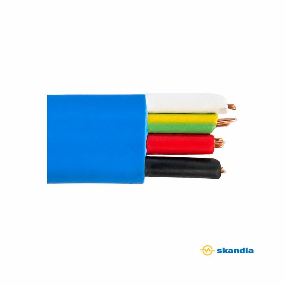 1.5mm 3 core and Earth Air Conditioning cable - 100mtr reel Air conditioning cable blue pvc