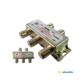 4 Way Digital TV, Satellite, Pay TV Splitter - Power Pass on all Legs F Type 5-2400GHz Pay TV Approved