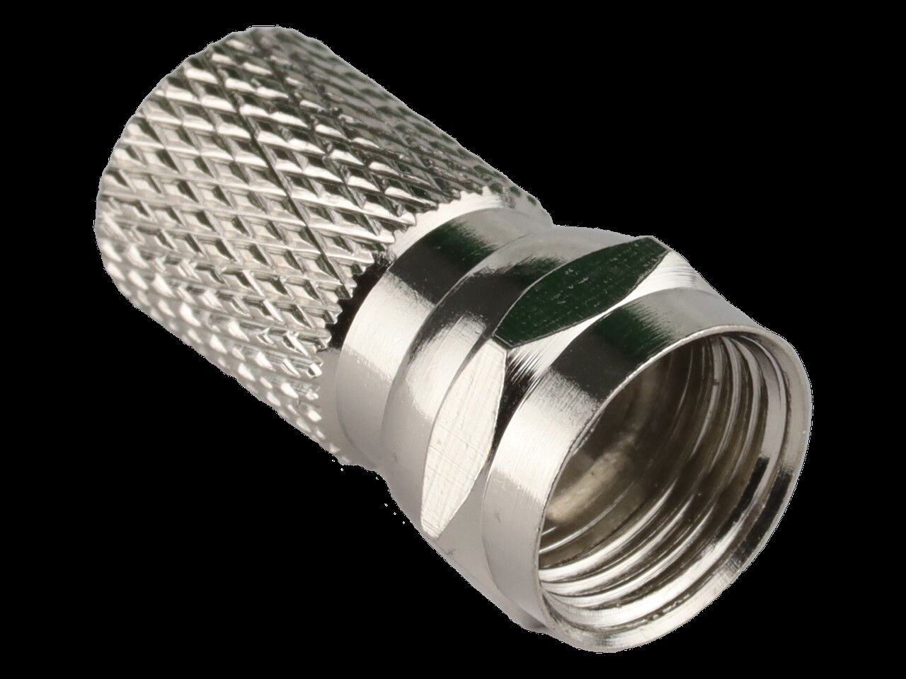 RG6 F Type Quad Shield Twist on Connectors