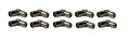 Right angled f-female to pal male adaptor - Pack of 10