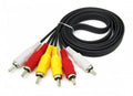 3RCA TO 3RCA Audio Video cable - 3mtr length