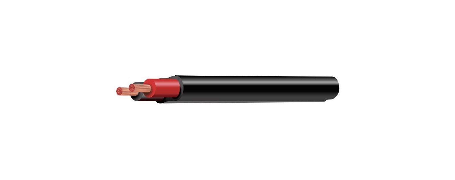 Figure 8 Red/Black 2.9mm² Twin Core Cable - 100 mtr reel