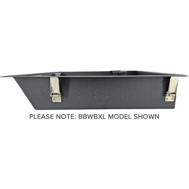 BLACK SMALL RECESSED WALL BOX - 450MM W X 320MM H X 85MM D