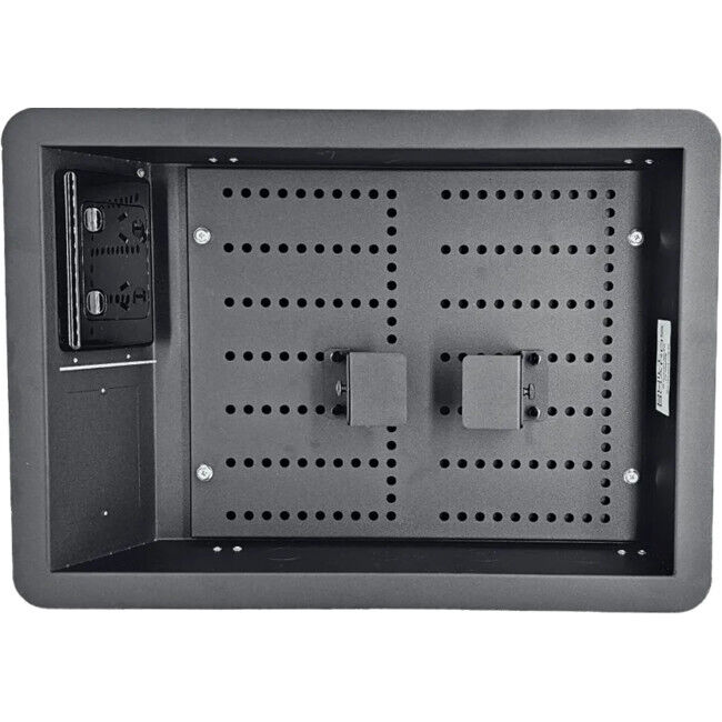 BLACK SMALL RECESSED WALL BOX - 450MM W X 320MM H X 85MM D