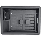 BLACK SMALL RECESSED WALL BOX - 450MM W X 320MM H X 85MM D