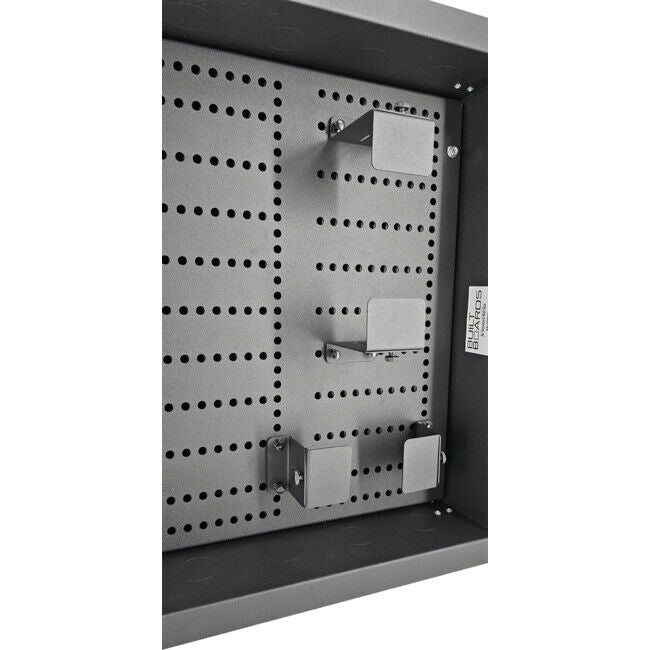 BLACK XLARGE RECESSED WALL BOX - 450MM W X 450MM H X 85MM D