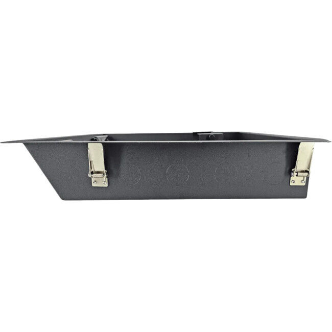 BLACK XLARGE RECESSED WALL BOX - 450MM W X 450MM H X 85MM D