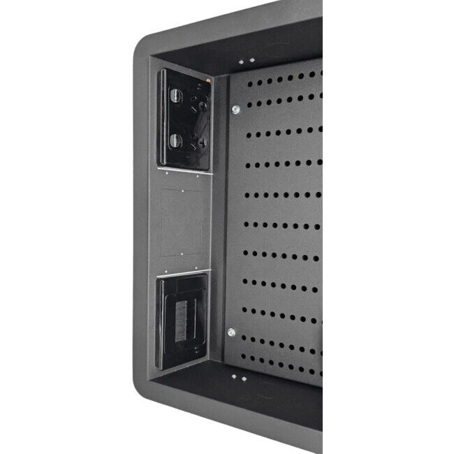 BLACK XLARGE RECESSED WALL BOX - 450MM W X 450MM H X 85MM D