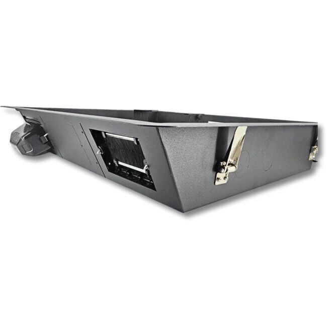 BLACK XLARGE RECESSED WALL BOX - 450MM W X 450MM H X 85MM D