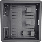 BLACK XLARGE RECESSED WALL BOX - 450MM W X 450MM H X 85MM D