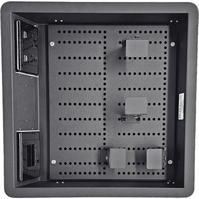 BLACK XLARGE RECESSED WALL BOX - 450MM W X 450MM H X 85MM D