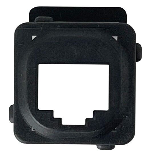 TE Keystone Adapter for Clipsal Plate - Black - Pack of 10