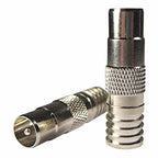 RG6 PAL Male Crimp Connector - Pack of 100