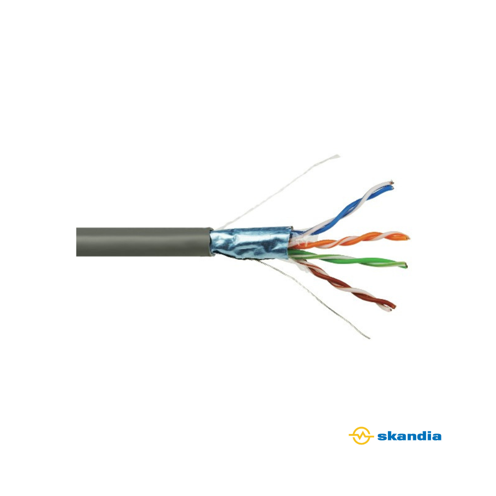 CAT5e F UTP shielded LSZH cable 305MTR Reel
