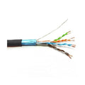 CAT6 F UTP shielded UV cable Black PVC Outdoor 305MTR Reel - Approved and independently tested in Australia