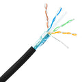CAT6 F UTP shielded UV cable Black PVC Outdoor - By the Meter - Approved and independently tested in Australia
