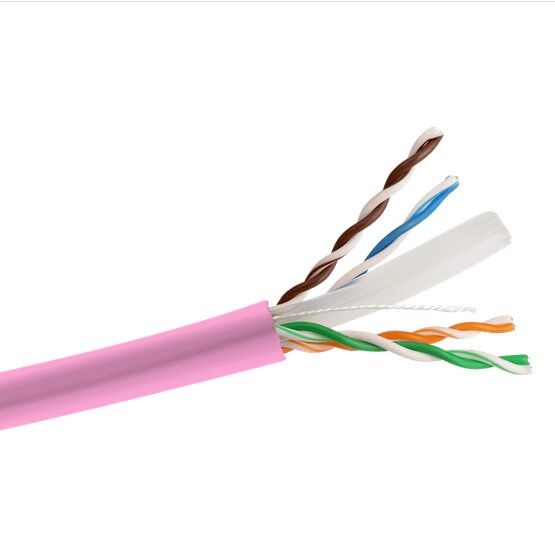 Cat6 Solid UTP Cable 305m Reel In Box Pink