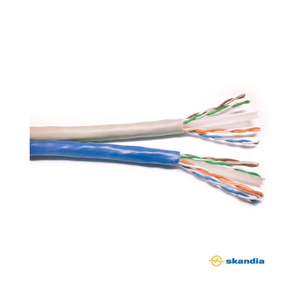 CAT6 UTP Siamese / Shotgun 2 X CAT6 Blue/Grey CBLE 150M Quick Pull Box