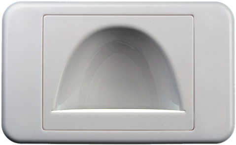 Reversed Bull Nose Wall Plate