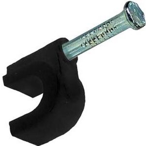 Cable clip BAG 100 - 7mm with hardened steel nail