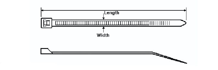 Cable Ties - 200MM X 4.6MM BAG OF 100