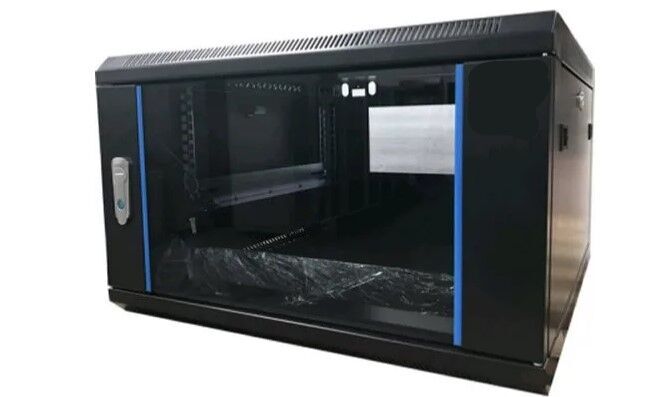 Black 12RU Wall Mount 600W x 450D x 650H