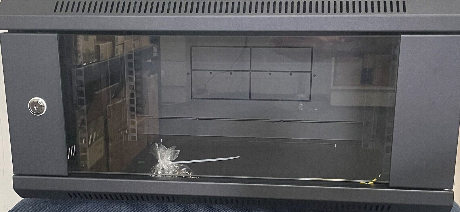 Black Data Cabinet 600mm X 300mm X 450mm