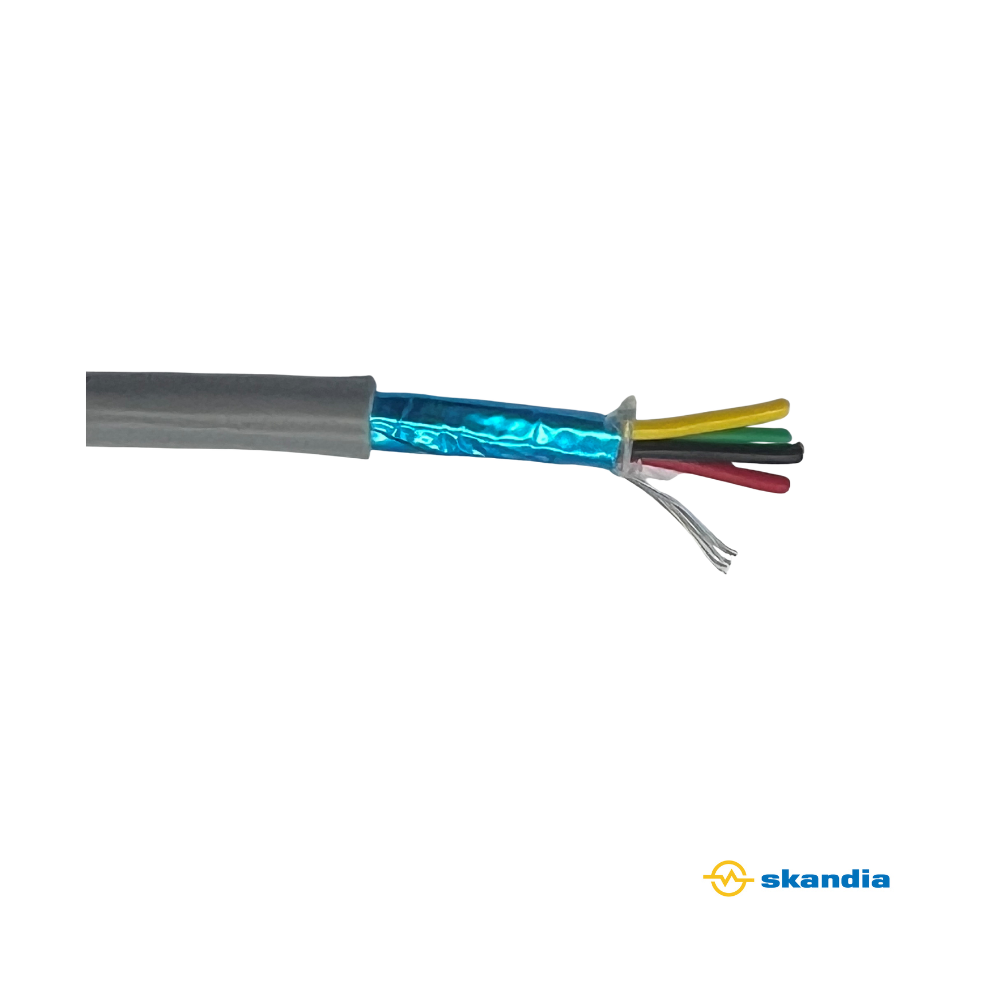 4 Core Security Cable copper strands SHIELDED 100MTR REEL