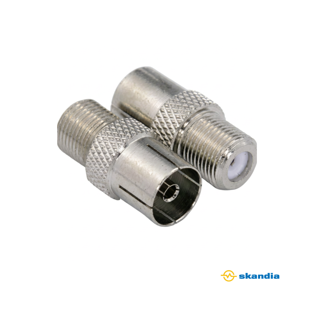 F Female to PAL Female Adapter