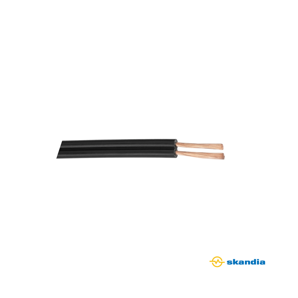 Figure 8 24x0.20mm 18AWG Black 100m Reel - Copper Strand