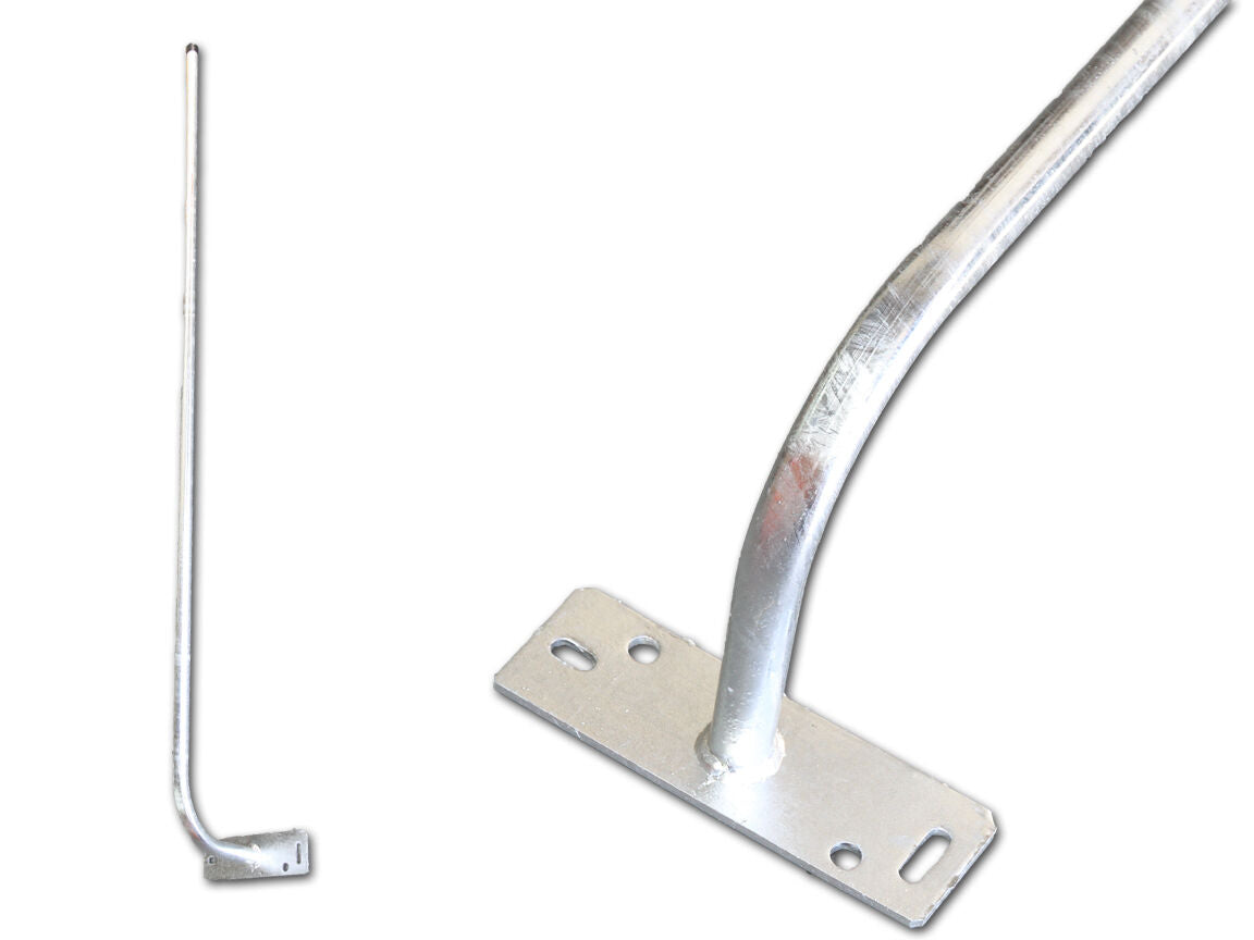 Curved Fascia Mount 1.4m - Hockey Stick Antenna mount