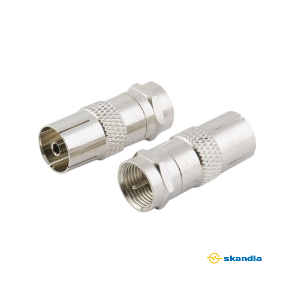F Male to PAL Female Adapter
