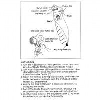 Swivel Heavy-Duty Cable Stripper & Slitter 6-25mm