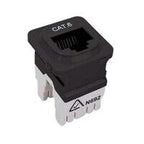 Cat6 IDC Data Jack Black