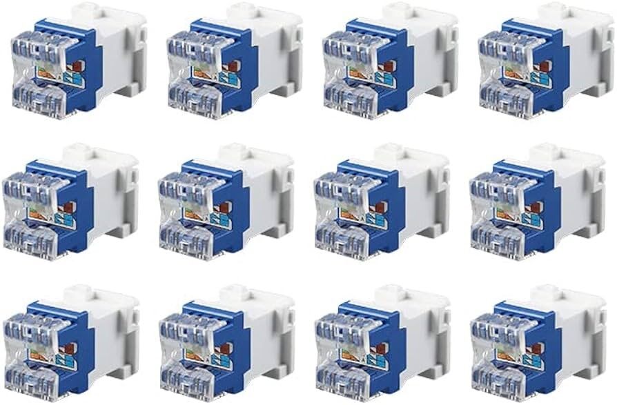 RJ45 CAT6 mechs 10pcs pack - Generic suits Clipsal style wall plates
