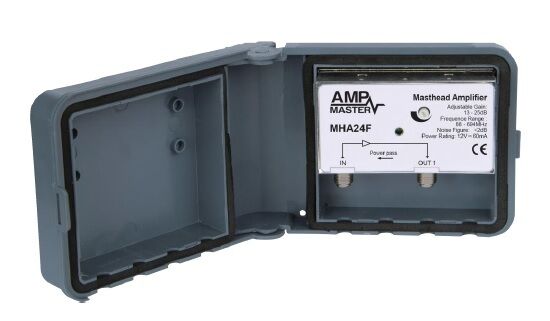 Single Input Masthead Amplifier - 24db Gain