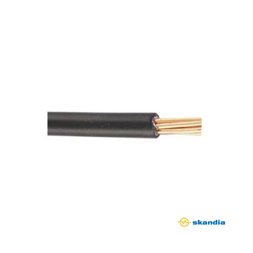 6MM Building Wire Black - Single core 100Mtr Reel